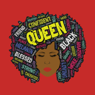 Black Queen Afro Words