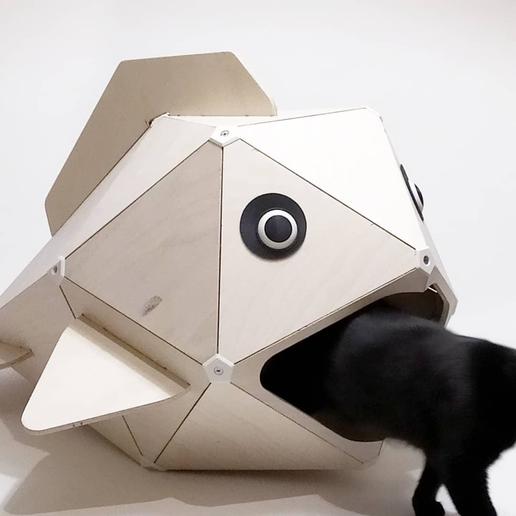 Cat-eating Fish (cat kennel) by ADL