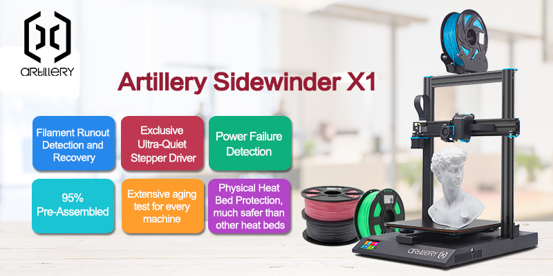 Discover ARTILLERY 3D, the best affordable 3D printers.