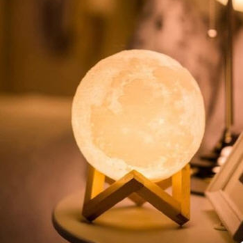 Moon ball with led light by Stronghero3d