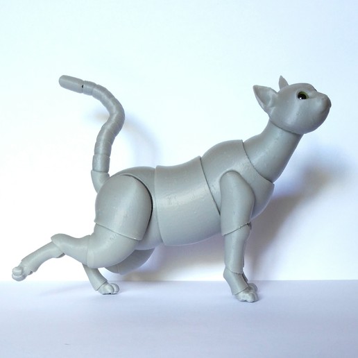 Ball Jointed Cat by Leykinaea
