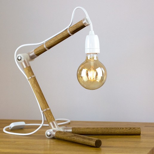 Wooden Table Lamp by Frans