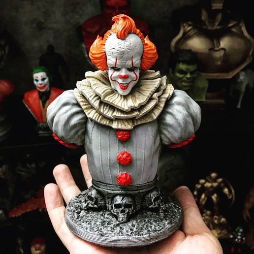 Pennywise Bust by Bstar3Dart