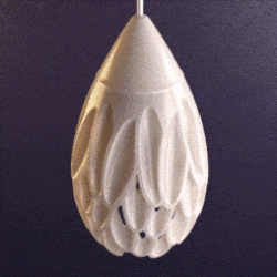 Elliptica Hanging Lamp by MonogonLab