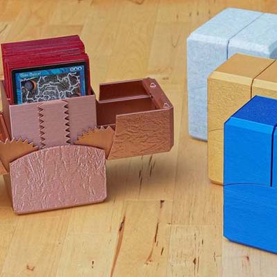 Deck box for CCG games by CartesianCreationsAU