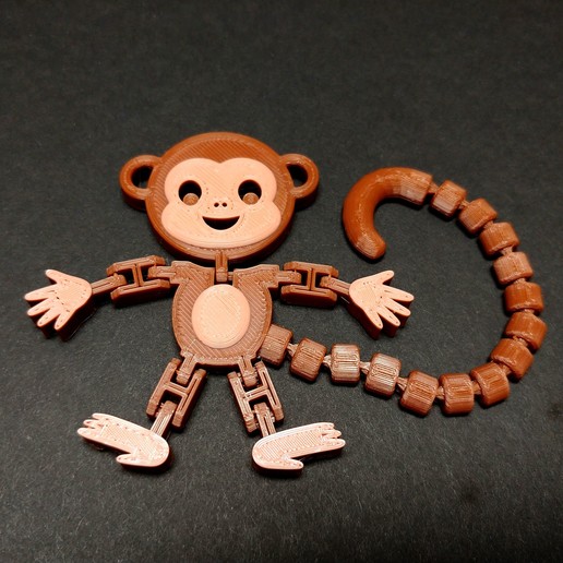 Flexi Articulated Monkey by Fixumdude