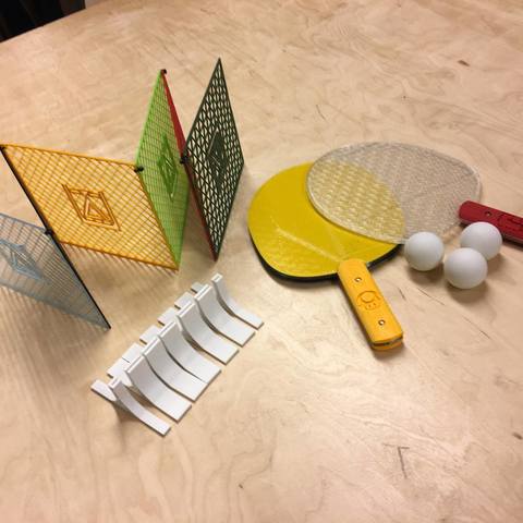Ping pong table tennis by 3D-mon