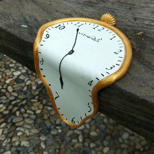 Salvador Dal Clock the persistence of memory by PRINTTHINKS