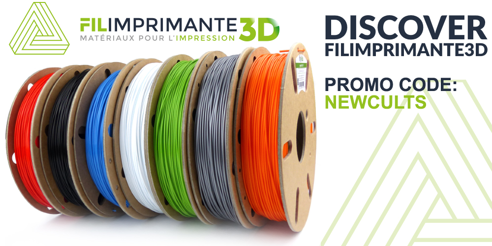 Enjoy -6% promo code on all filaments sold at Filimprimante3D.fr