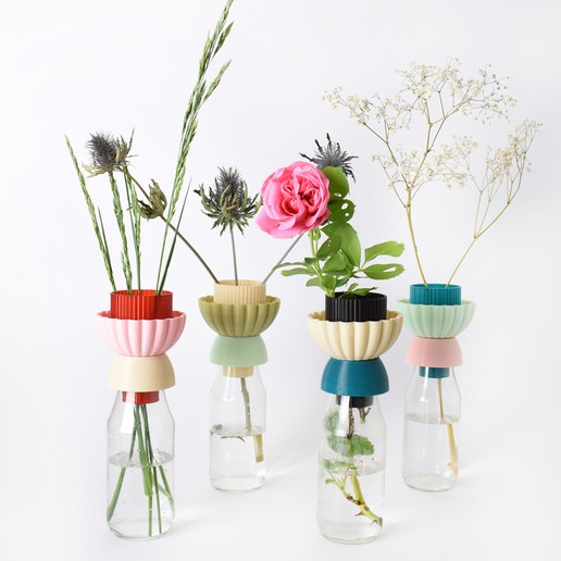 Vases from Recycled Bottles