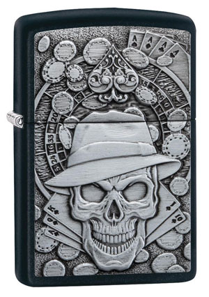 Casino Skull Design Lighter