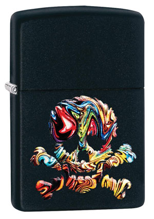 Colorful Skull 3D Design Lighter