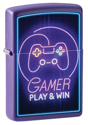 Gamer Play and Win Design Lighter