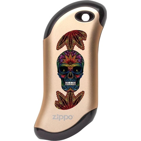 Psychedelic Skull: HeatBank™ 9s Rechargeable Hand Warmer