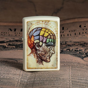 Phrenology Design Lighter