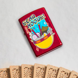 Send Noods Ramen Design Lighter