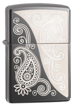 Paisley Design Windproof Lighter