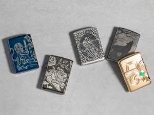 Selection of New Designs on marble countertop