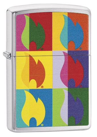 Abstract Flame Design Steampunk Beetle Zippo Windproof Lighter
