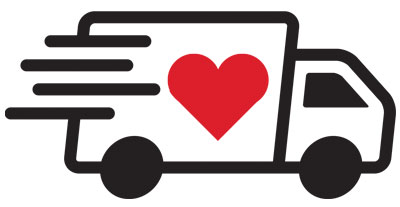 Shipping Truck with Heart