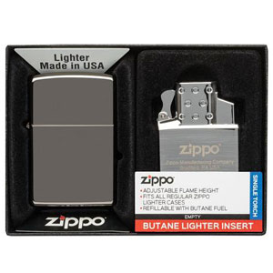 Single Torch Butane Insert and Lighter Gift Set