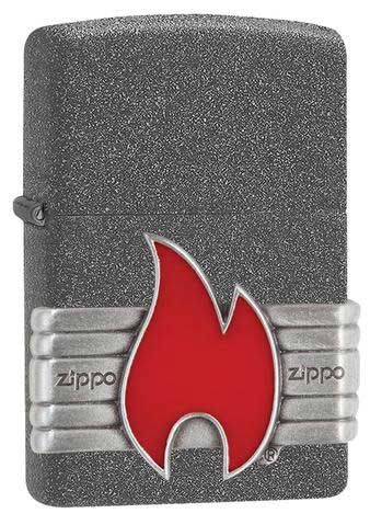 Zippo Red Vintage Wrap Zippo Windproof Lighter