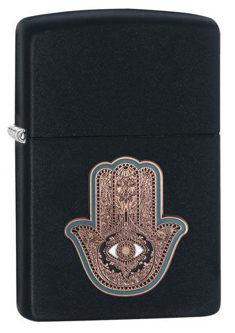 Hamsa Hand Zippo Windproof Lighter