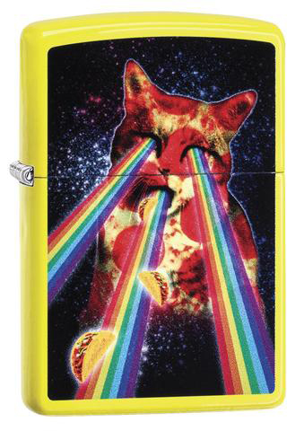 Pizza Cat Zippo Windproof Lighter
