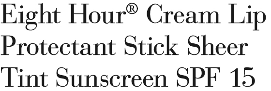 Eight Hour? Cream Lip Protectant Stick Sheer Tint Sunscreen SPF 15
