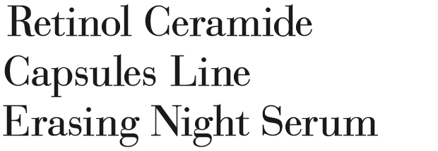 Retinol Ceramide Capsules Line Erasing Night Serum