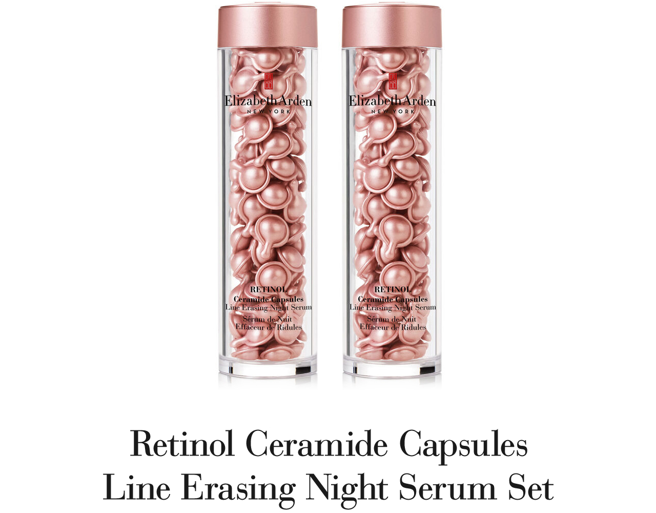 Retinol Ceramide Capsules Line Erasing Night Serum Set