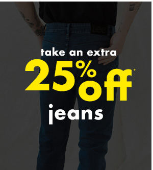 25 percent off jeans