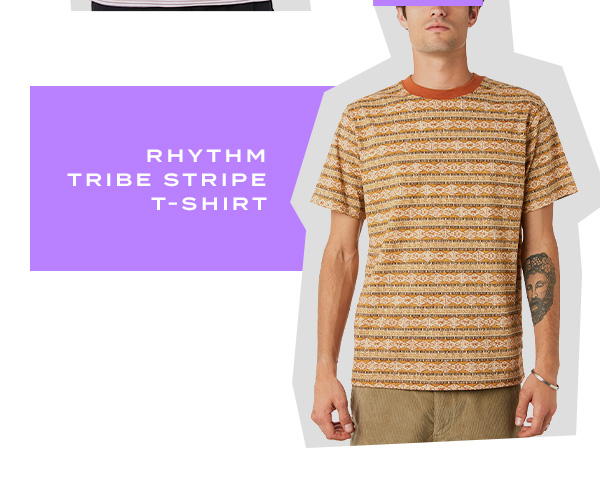 Rhythm Tribe Stripe T-Shirt