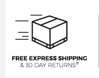 Free Express Shipping and 30 Day Returns#