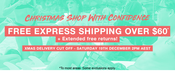 Christmas shop with confidence. FREE EXPRESS shipping over $60 + extended free returns! Xmas delivery cut off Saturday 19th December 2pm AEST.