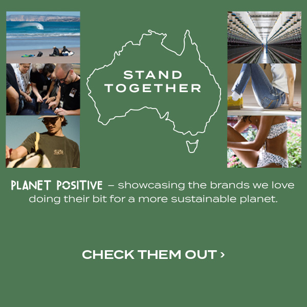 Stand Together. Planet Positve - Showcasing the brands we love doing their bit for a more sustainable planet. Check them out.