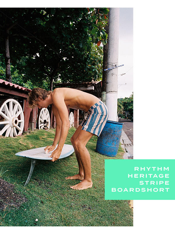 Rhythm Heritage Stripe Boardshort