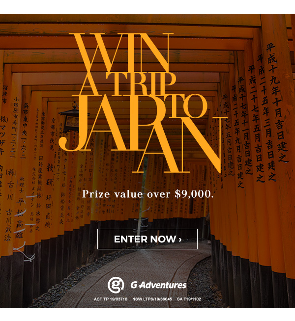 Win A Trip To Japan