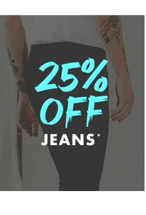 25 percent off Jeans