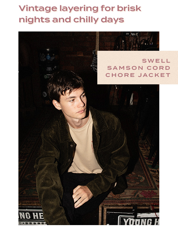 SWELL Samson Cord Chore Jacket