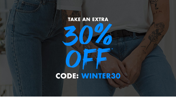 Take an extra 30 percent off. Code: WINTER30