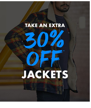 Take an extra 30 percent off Jackets