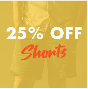 25 percent off Shorts