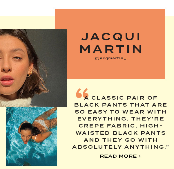 Jacqui Martin @jacmartin_ Shop Jacqui's Picks