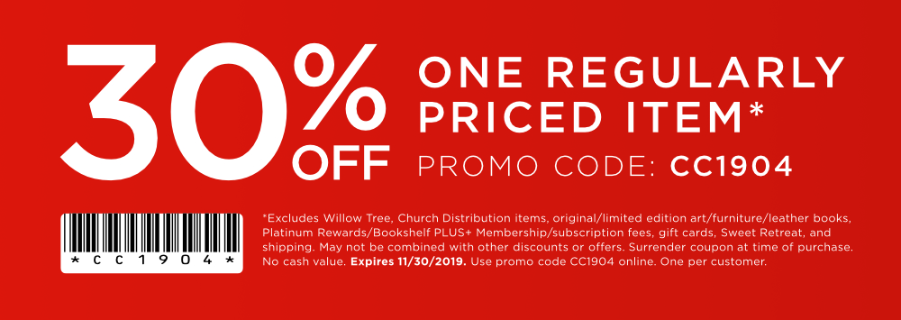 Get 30% off one regularly priced item