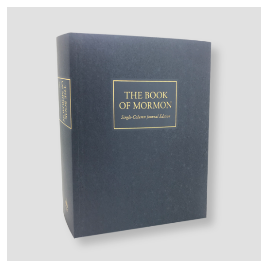 The Book of Mormon, Single-Column Journal Edition, Blue