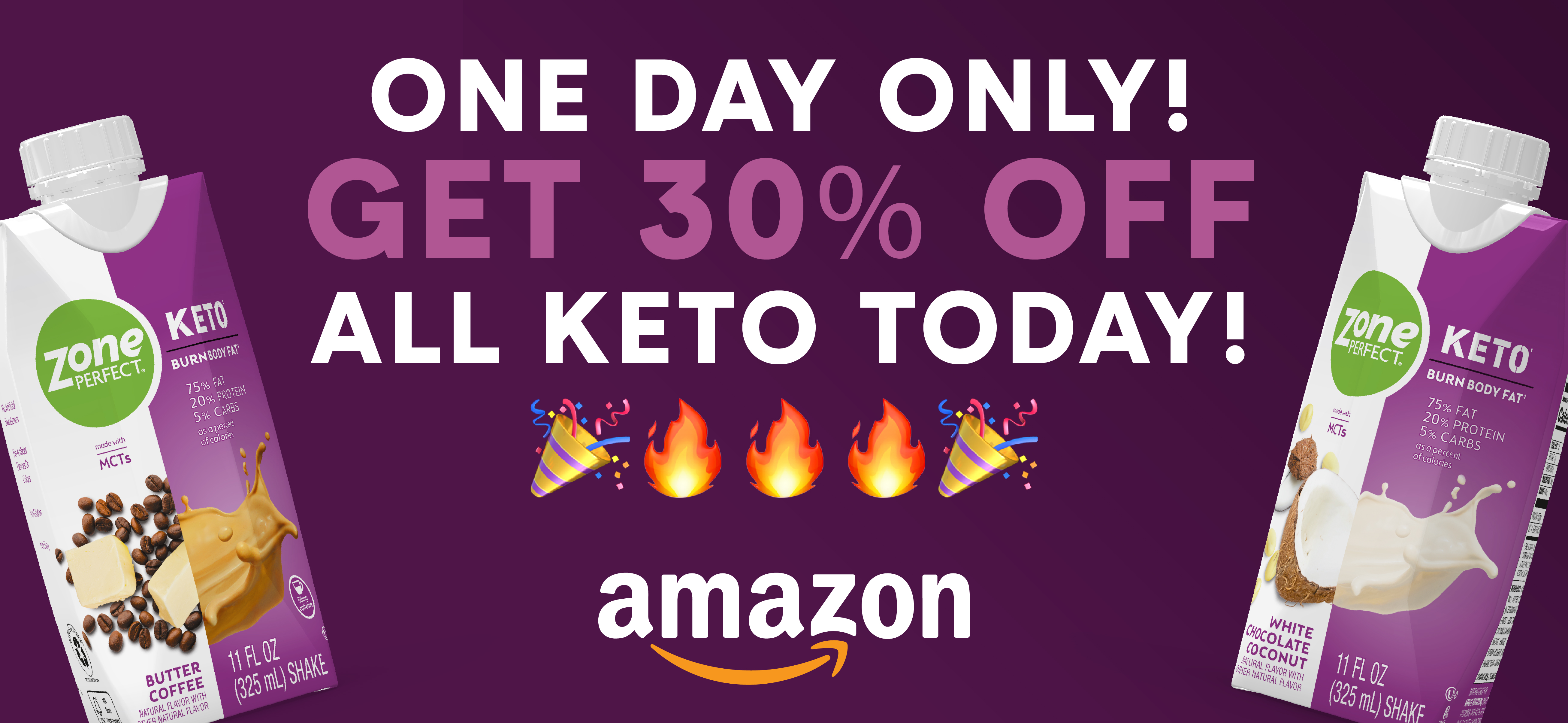 ONE DAY ONLY! Get 30% off all Keto TODAY!