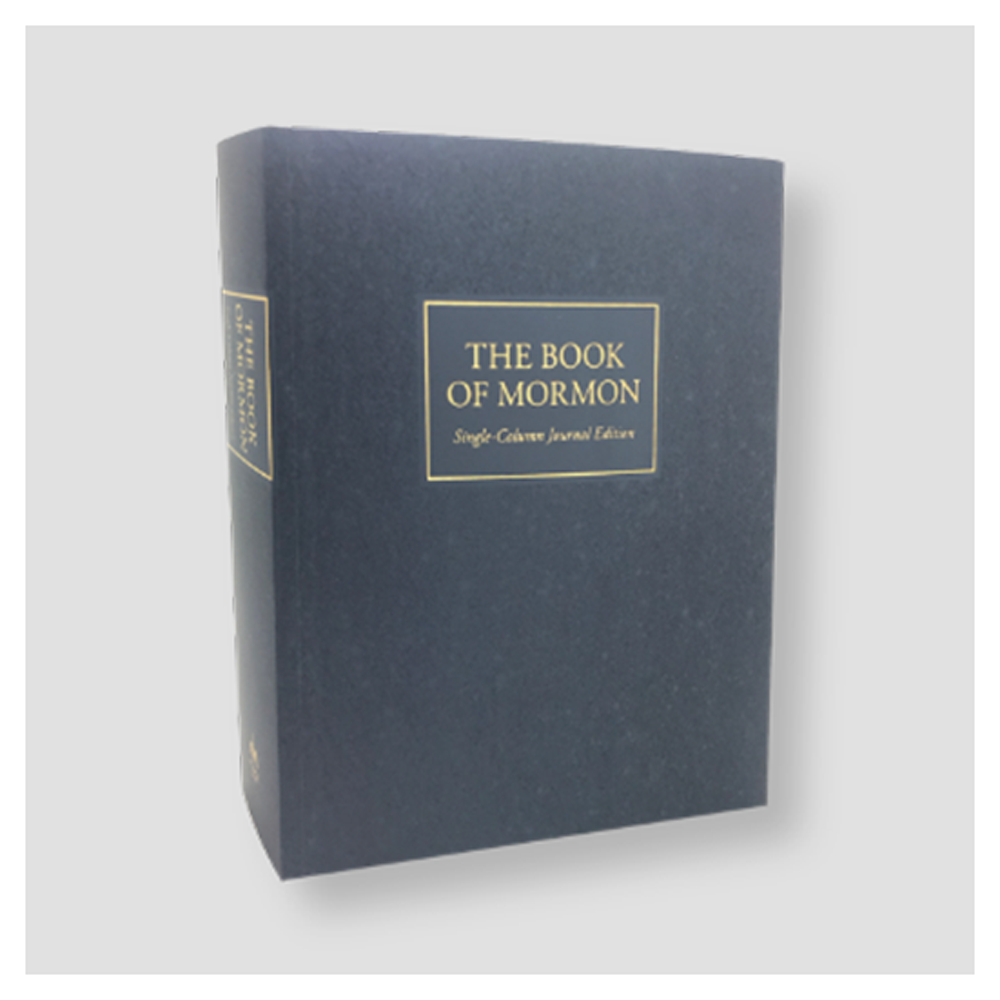 The Book of Mormon, Single Column Journal Edition, Blue