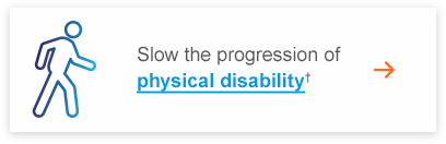 Slow the progression of physical disability* button