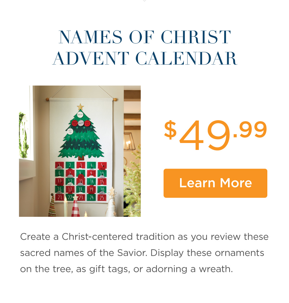 Names of Christ Advent Calendar